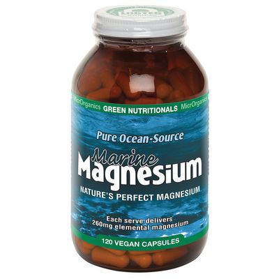 Green Nutritionals Marine Magnesium Capsules - Pure Ocean Source